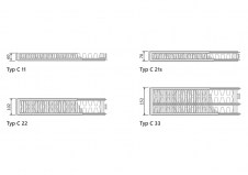 Purmo Compact - rysunek techniczny - PURMOC21450X600