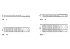 Purmo Compact - rysunek techniczny - PURMOC22450X1000