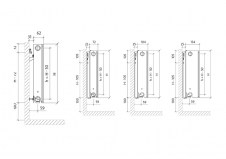 Rysunek techniczny Purmo Plan Ventil Compact M - PURMOFCVM21600X600